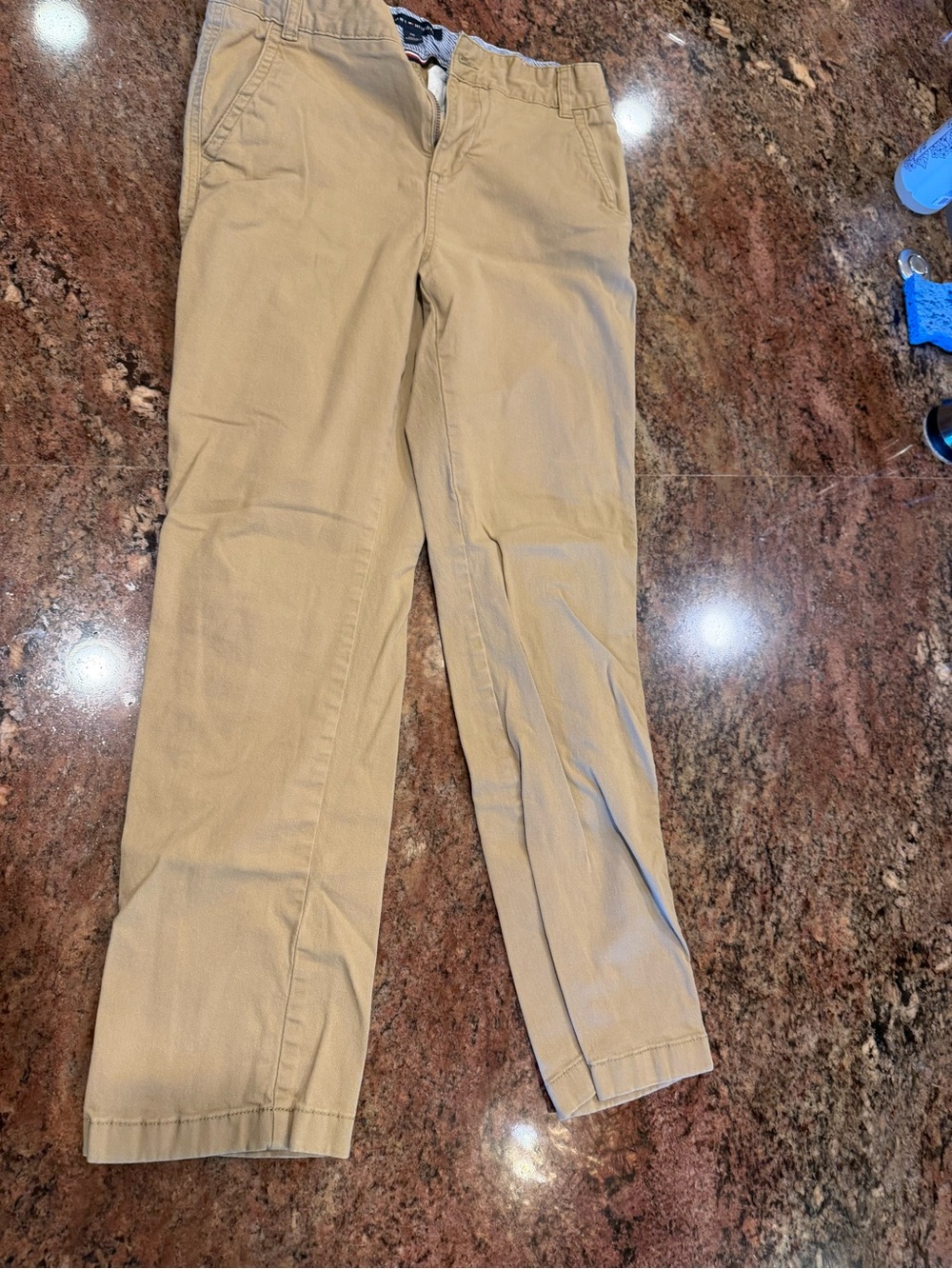 Tommy Hilfiger Men's Tan Khaki Chinos